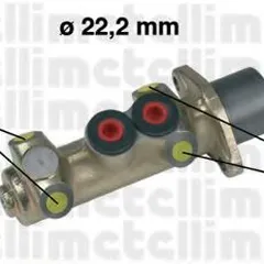 05-0208 Metelli Главный тормозной цилиндр
