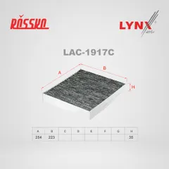 LAC-1917C LYNXauto Угольный фильтр салона
