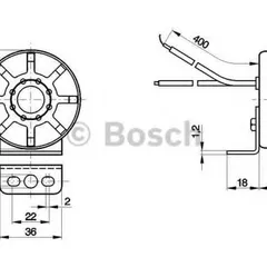0 986 334 001 Bosch Система предупреждения заднего хода