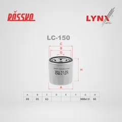 LC-150 LYNXauto Масляный фильтр