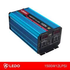 1500W12LPSI LEDO Инвертор 12V-220V 1500W чистый синус