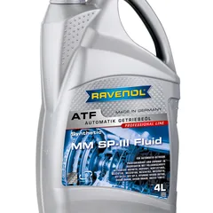 1212103-004-01-999 RAVENOL Масло трансмиссионное полусинтетическое Automatik-Getriebe-Oel MM SP-III Fluid 4л