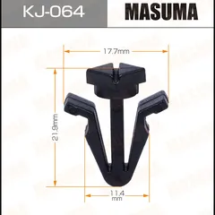 KJ-064 Masuma Клипса пластиковая