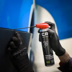 G7400724 Carville Racing Смазка CR адгезионная синтетическая, аэрозоль, распылитель 2 в 1, 400 ml