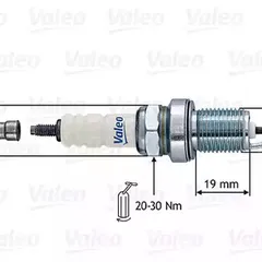 246871 Valeo Свеча зажигания