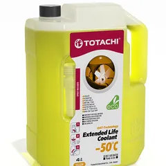 43804 Totachi Антифриз, готовый ELC -50°C 4л жёлтый