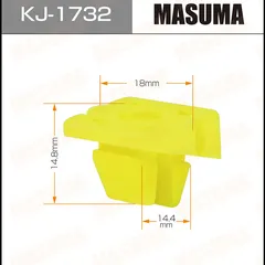 KJ-1732 Masuma Клипса пластиковая