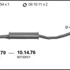 502000035 IMASAF Система выпуска ОГ