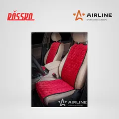 ACS-F-04 AIRLINE Накидки Алькантара, передние (2 шт.), красные