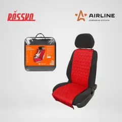 ACS-F-04 AIRLINE Накидки Алькантара, передние (2 шт.), красные
