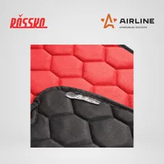 ACS-F-04 AIRLINE Накидки Алькантара, передние (2 шт.), красные