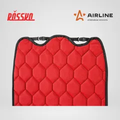 ACS-F-04 AIRLINE Накидки Алькантара, передние (2 шт.), красные