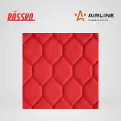 ACS-F-04 AIRLINE Накидки Алькантара, передние (2 шт.), красные