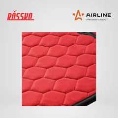 ACS-F-04 AIRLINE Накидки Алькантара, передние (2 шт.), красные