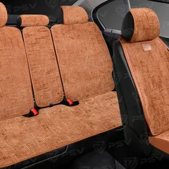 139170 PSV Накидки Decor (Коричневый), комплект на весь салон, велюр