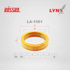 LA-1561 LYNXauto Фильтр воздушный для автомобиля UAZ 31512