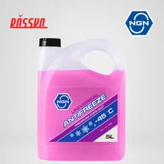V172485349 NGN Антифриз готовый раствор Universal Antifreeze G12++ -45 градусов, фиолетовый, 5 литров