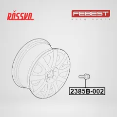 2385B-002 Febest Болт колесный m14x1.5 l47.8 | прав/лев |