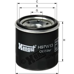 H97W13 Hengst Фильтр масляный