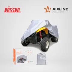 AC-QC-08 AIRLINE Чехол-тент на квадроцикл защитный, размер XL (251*125*85см), цвет серый, универсальный