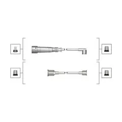 941319170011 Magneti Marelli Комплект высоковольтных проводов