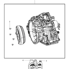 05191184AB Chrysler Масло трансмиссионное для вариаторов CVTF+4 (0,946мл.)