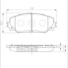 FBP4079 FI.BA Колодки тормозные дисковые | перед |