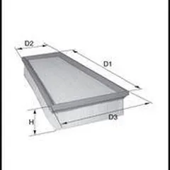 ELP9619 MECAFILTER Фильтр воздушный