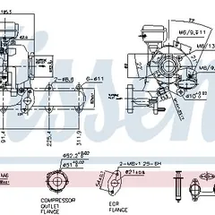 93068 Nissens Ускорительный насос карбюратора