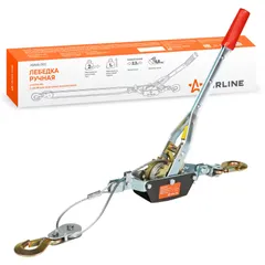 AMWL002 AIRLINE Лебедка ручная рычажная с двойным храповым механизмом 2 т, 2,2 м