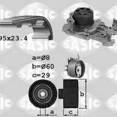 3904029 Sasic Комплект ремня ГРМ + насос водяной