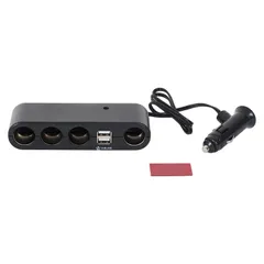 AEBD001 AIRLINE Разветвитель прикуривателя 4 гнезда 5А + 2xUSB 2.4A