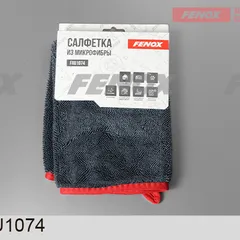 FAU1074 Fenox Салфетка из микрофибры, 40*40см, серый