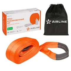ATR-P-15 AIRLINE Трос VIP буксировочный лента 15 т, 6 м , без крюков, в сумке