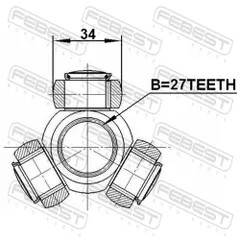 0216-F50 Febest Трипод