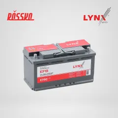 E75C LYNXauto Аккумулятор EFB L5R 100 Ah 1050 A обратная полярность размер 353X175X190