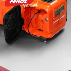 FAM2002 Fenox Домкрат электрогидравлический с функцией компрессора и фонарем, в кейсе , 5 т
