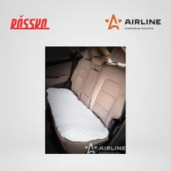 AFC-A-05 AIRLINE Накидка из искусственного меха, белая с коротким ворсом, на заднее сидение, 1 шт.