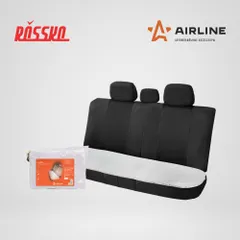 AFC-A-05 AIRLINE Накидка из искусственного меха, белая с коротким ворсом, на заднее сидение, 1 шт.