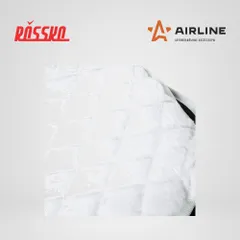 AFC-A-05 AIRLINE Накидка из искусственного меха, белая с коротким ворсом, на заднее сидение, 1 шт.