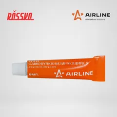 AGR06 AIRLINE Клей-активатор для ремонта шин и камер в тюбике 6мл, 2 шт в блистере