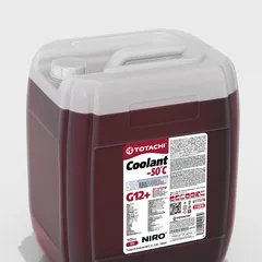 44810 Totachi Антифриз, готовый раствор NIRO COOLANT G12+, -50C, красный, 10 кг