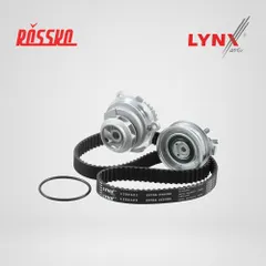 PW-1075 LYNXauto Комплект ремня ГРМ с водяным насосом усиленный ремень