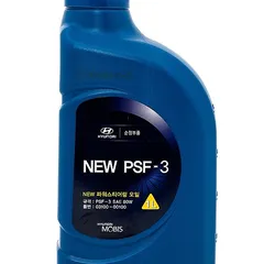 03100-00100 Hyundai/Kia Полусинтетическая жидкость для ГУР PSF-3 SAE 80W, 1 литр, светло-коричневая, 0310000110