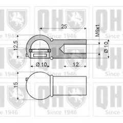 QTS128366 Quinton Hazell Амортизатор крышки багажника