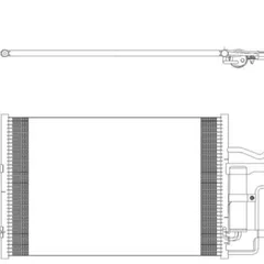 5301-9803 Sakura Радиатор кондиционера