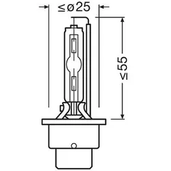 66240-1SCB Osram Лампа ксеноновая
