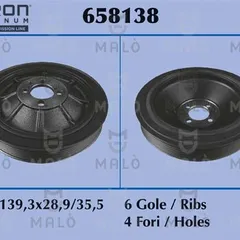 658138 AKRON-MALO Pulley