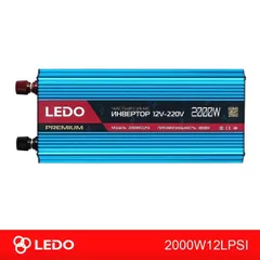 2000W12LPSI LEDO Инвертор 12V-220V 2000W чистый синус