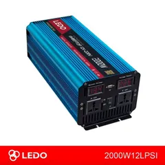 2000W12LPSI LEDO Инвертор 12V-220V 2000W чистый синус